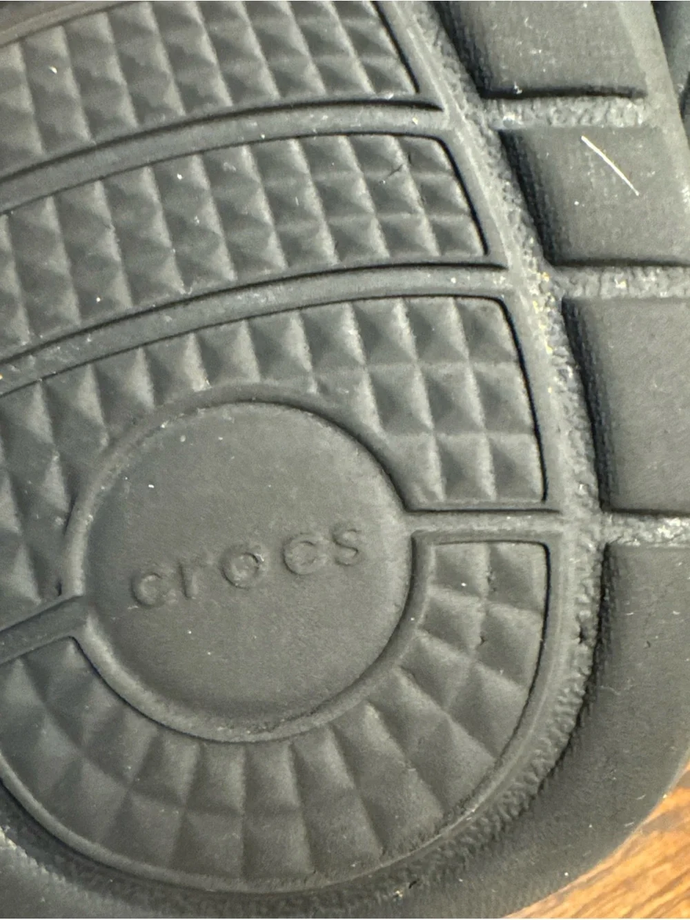 Croc Flip Flop Sandals Black/Gray size 11 M